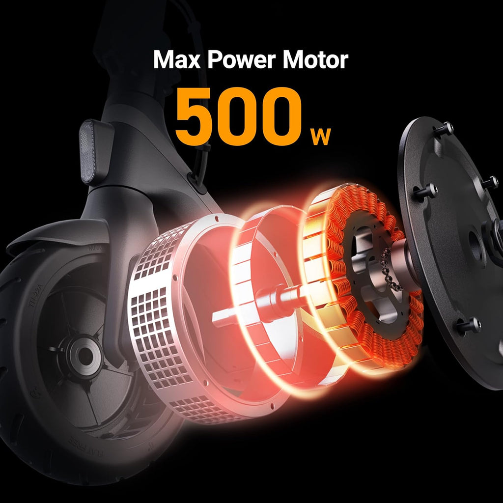 Ninebot ES1L Kick Scooter — 15.5MPH, Cruise Control, Front Suspension