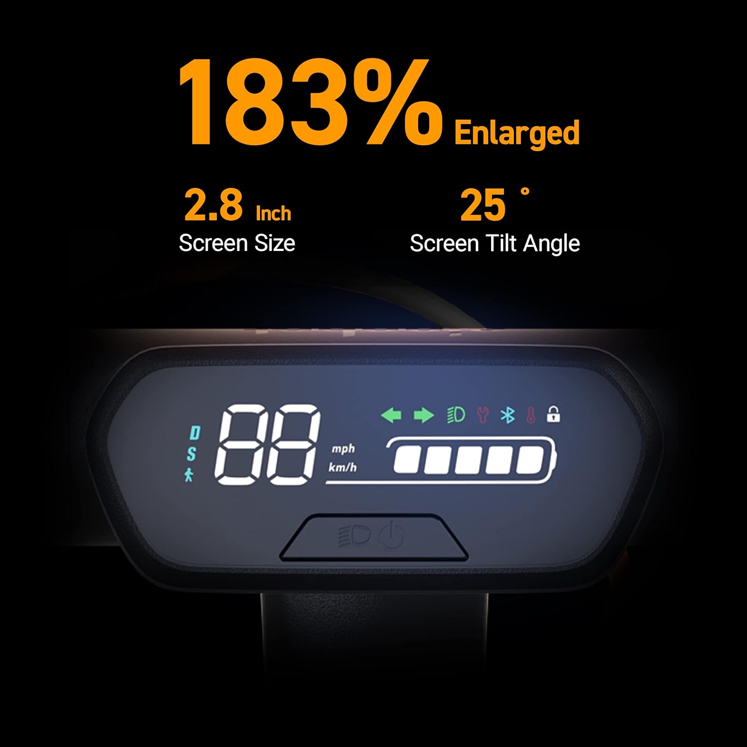 Ninebot ES1L Kick Scooter — 15.5MPH, Cruise Control, Front Suspension