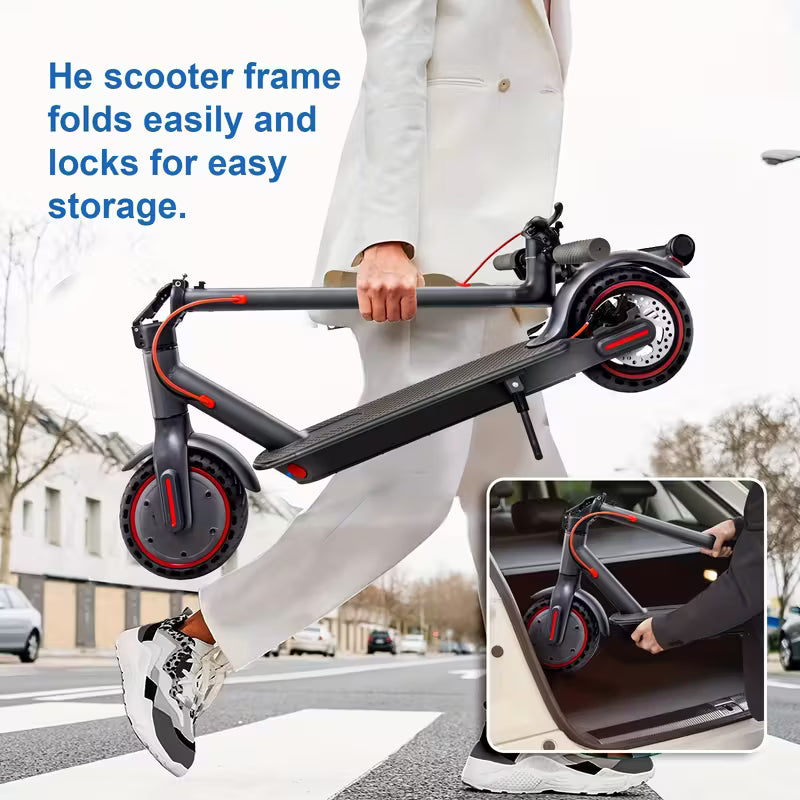 8.5" Foldable Electric Scooter with LED Display — Adult