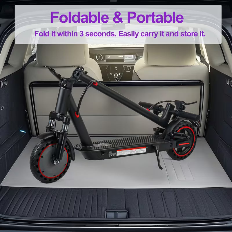 8.5" Folding Electric Scooter — 300W, 22mi Range, 19MPH