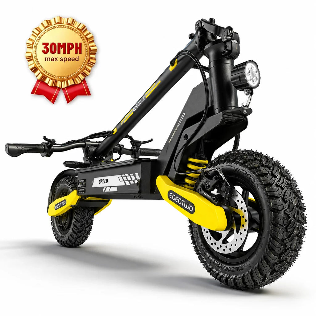 EOEOTWO 1200W Off Road Electric Scooter For Adults Foldable 30MPH